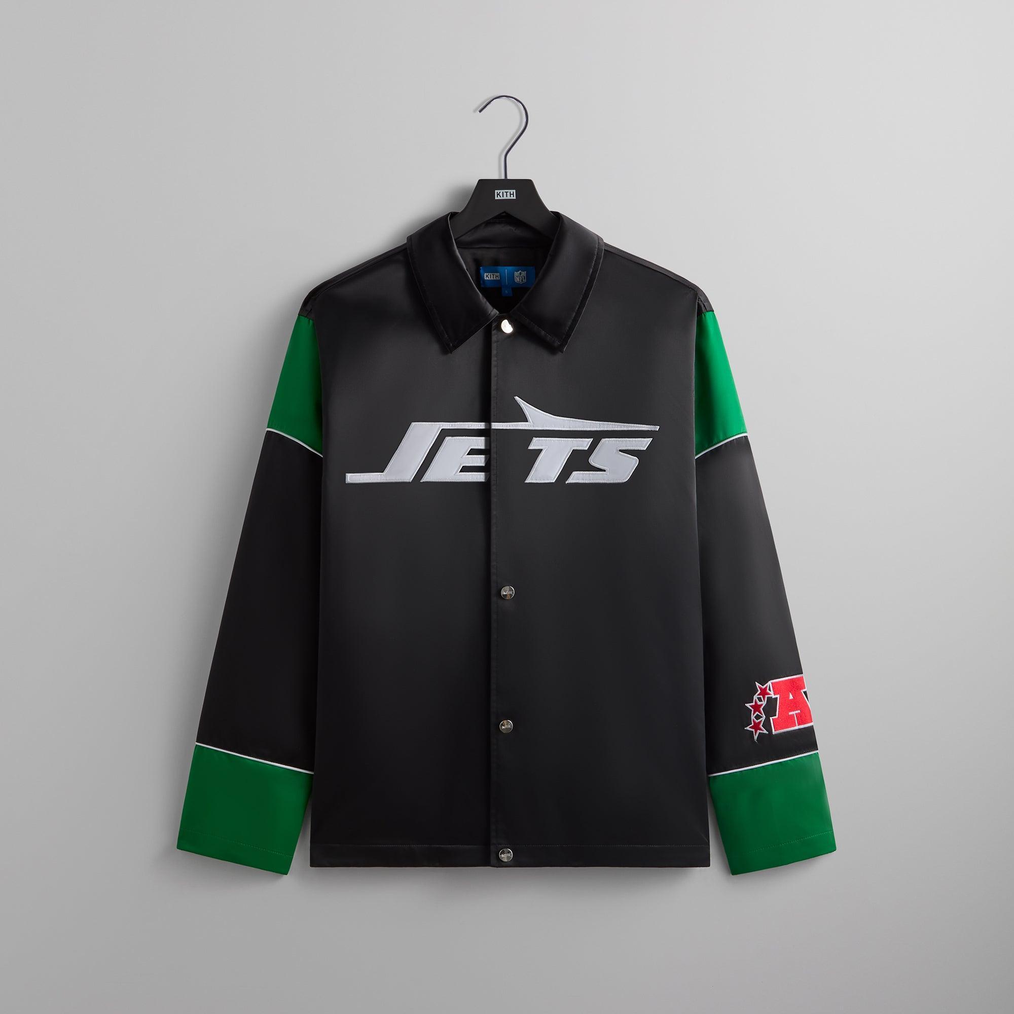 Kith & '47 for the NFL: Jets Kieran Coaches Jacket - Black Male Product Image