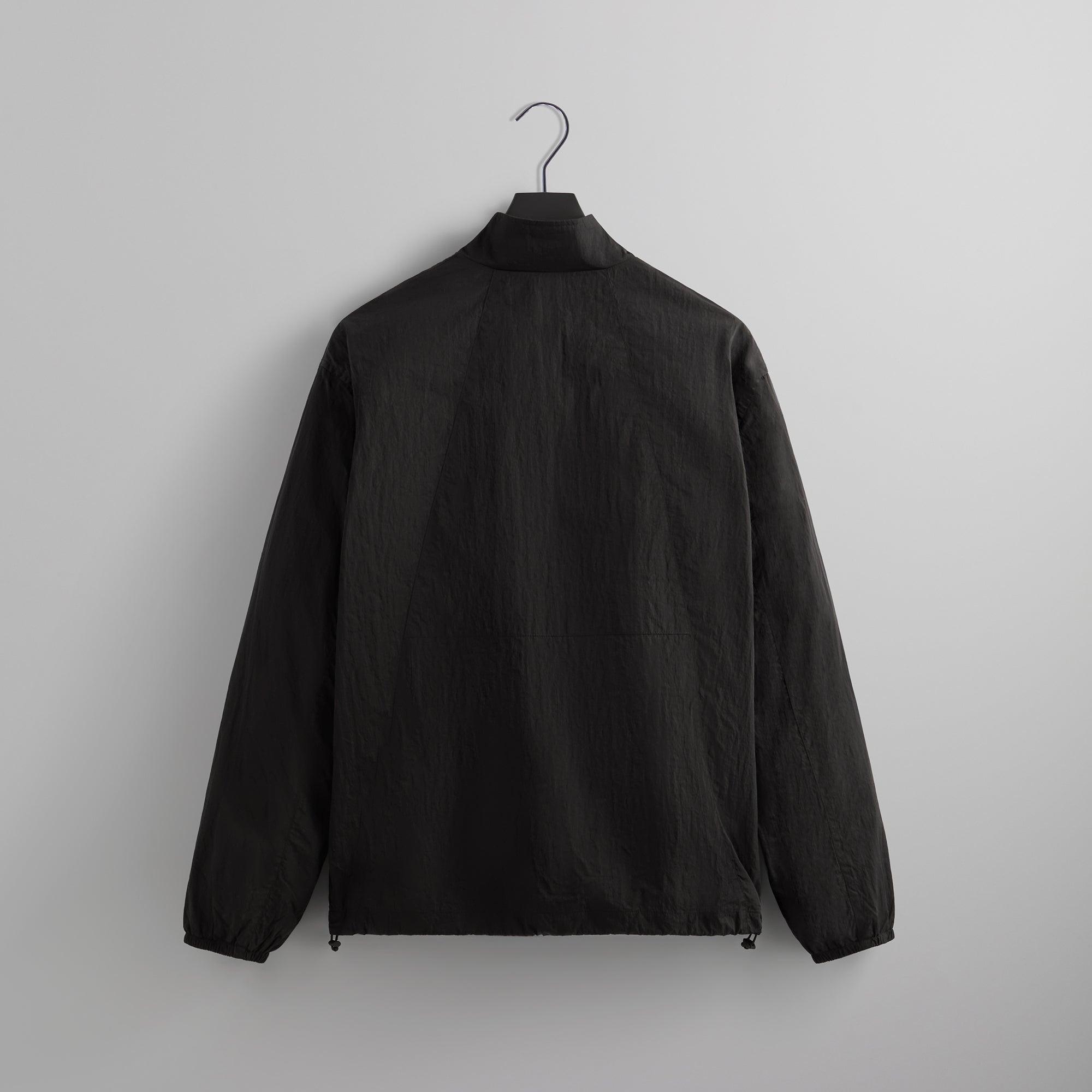 Kith Wrinkle Nylon Windsor Panelled Track Jacket - Black Male Product Image