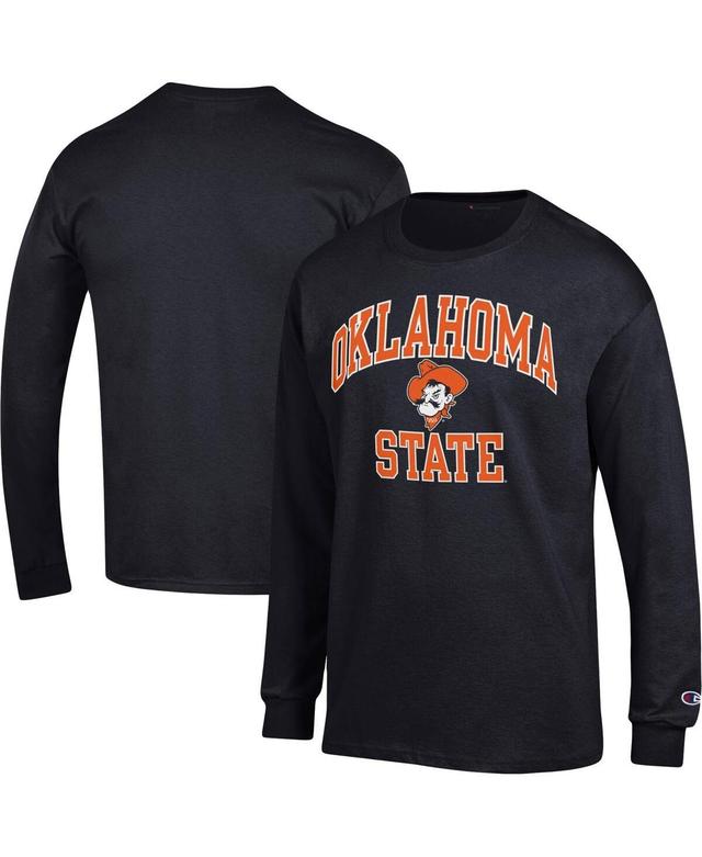 Mens Champion Black Oklahoma State Cowboys High Motor Long Sleeve T-Shirt Product Image