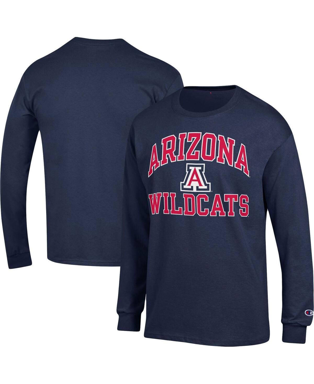 Mens Champion Arizona Wildcats High Motor Long Sleeve T-Shirt Blue Product Image