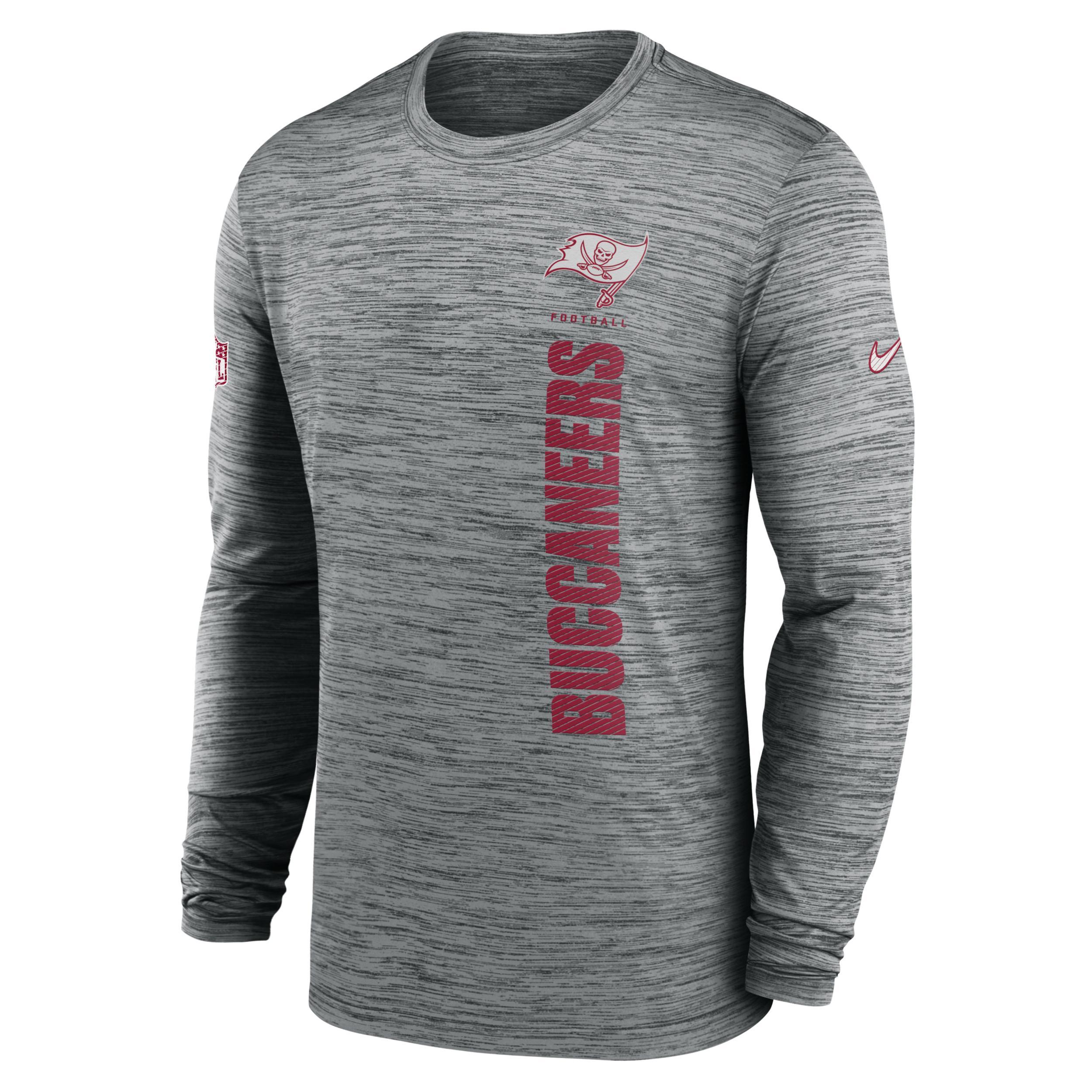 Mens Nike Anthracite Los Angeles Chargers Velocity Long Sleeve T-Shirt Product Image