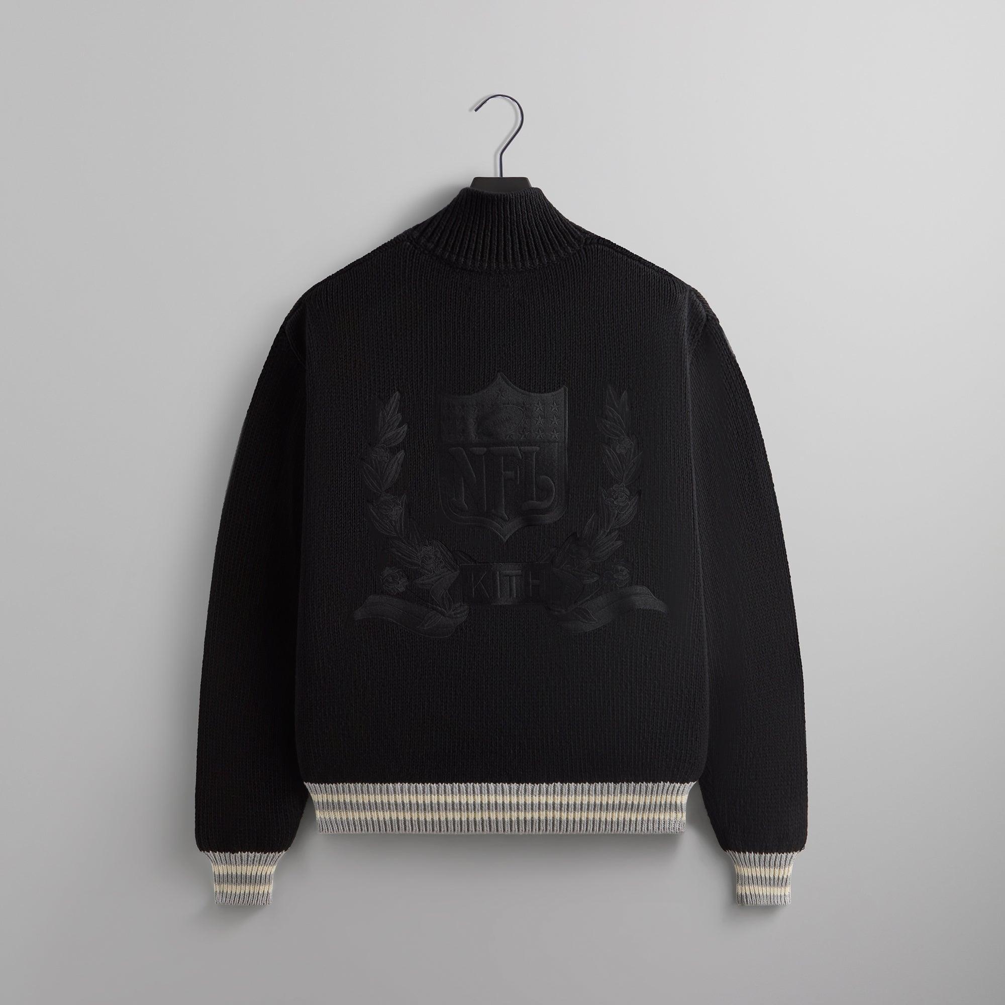 Kith & '47 for the NFL: Raiders Wyona Full Zip Sweater - Black Male Product Image