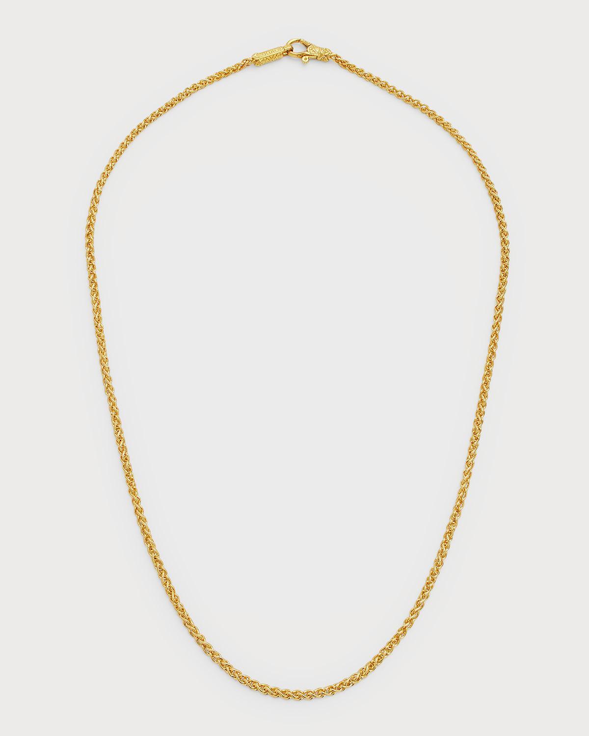 Konstantino Men's 18K Yellow Gold Rope Chain Necklace - Size: 20IN - GOLD Product Image