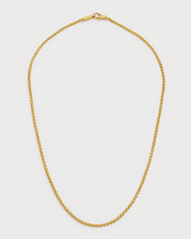 Konstantino Men's 18K Yellow Gold Rope Chain Necklace - Size: 20IN - GOLD Product Image