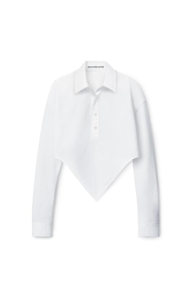 Pointed Shirt In Organic Cotton Product Image