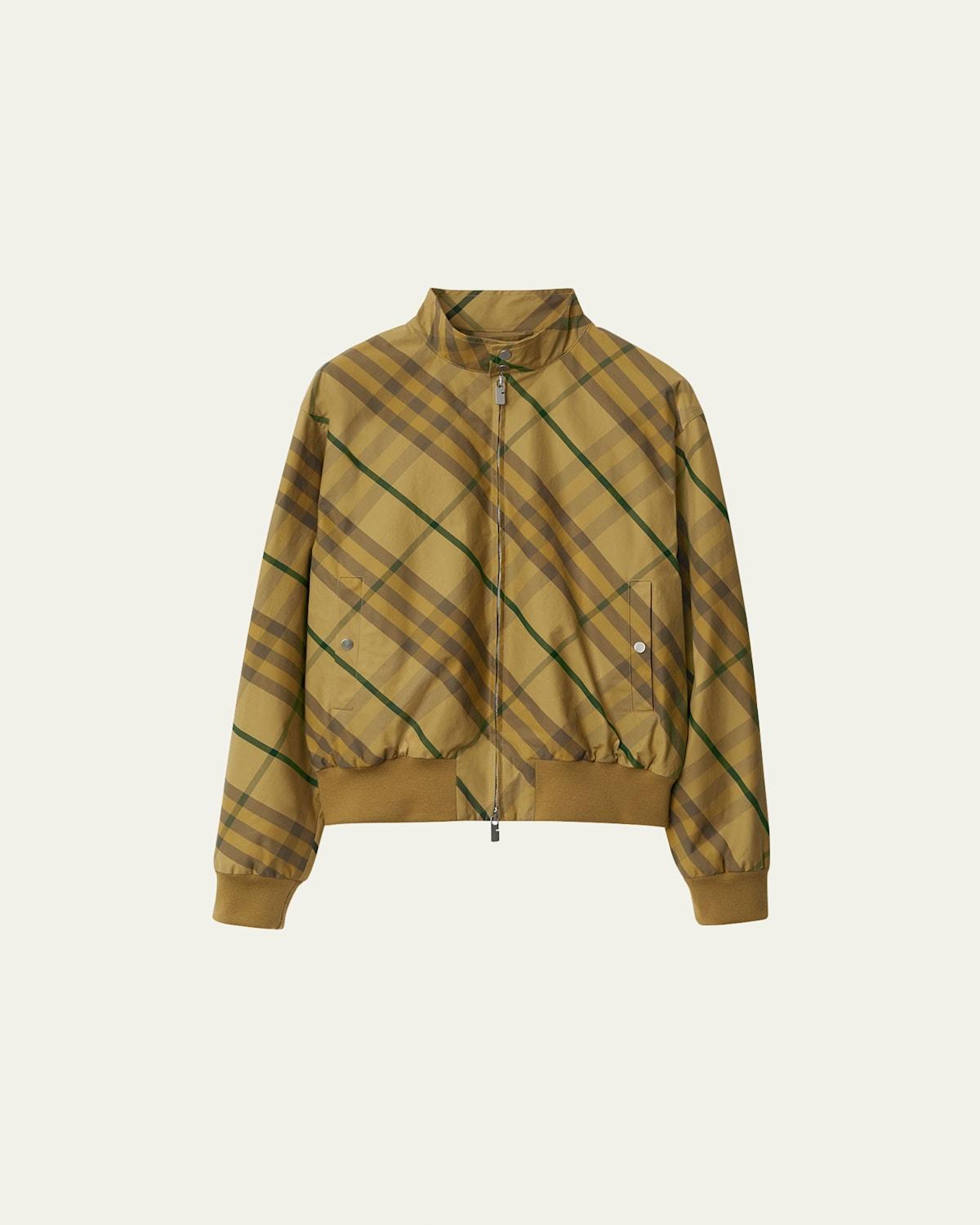 burberry Check Cotton Track Jacket Product Image