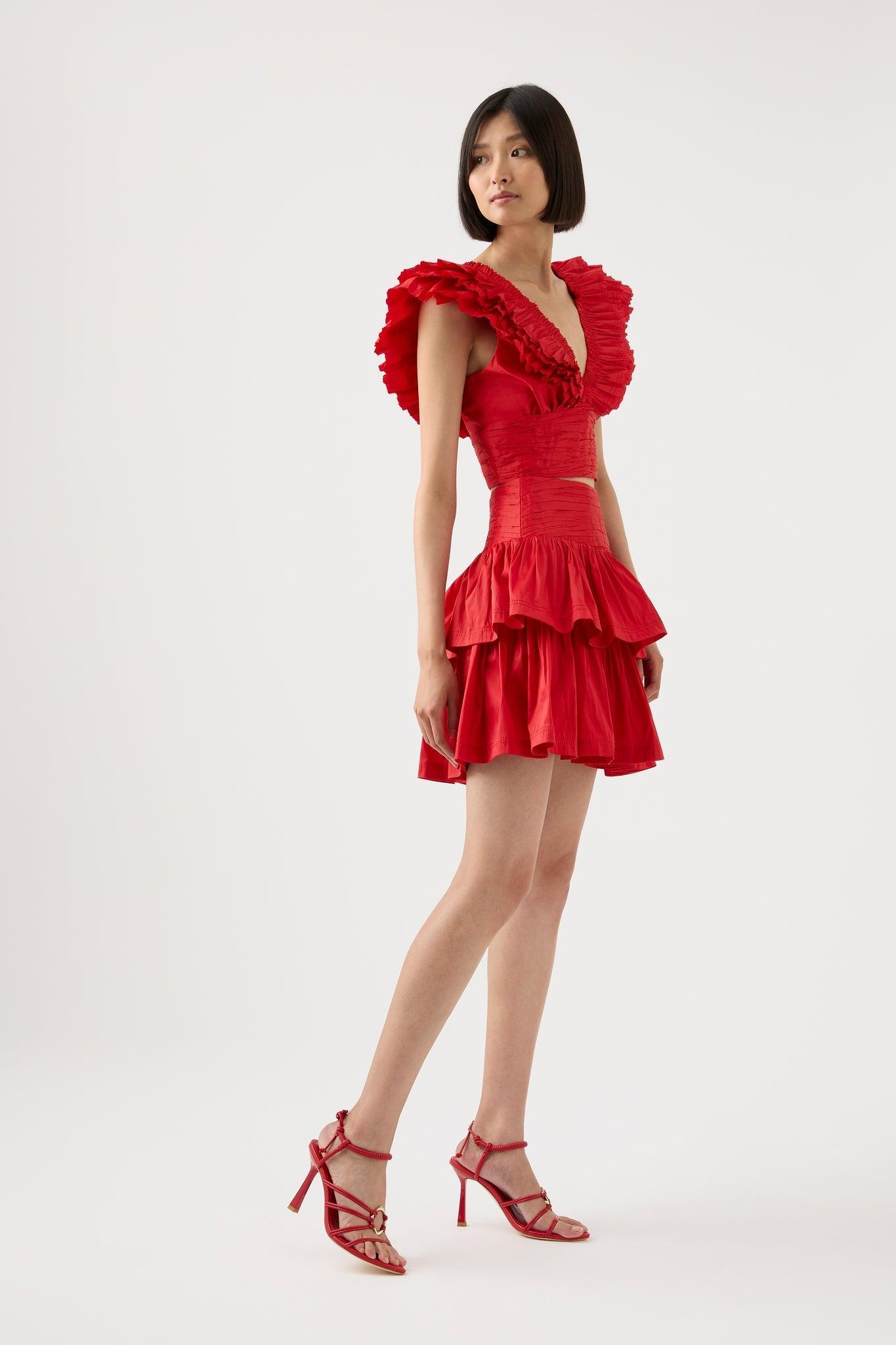 Rhythmic Tiered Frill Skirt Product Image