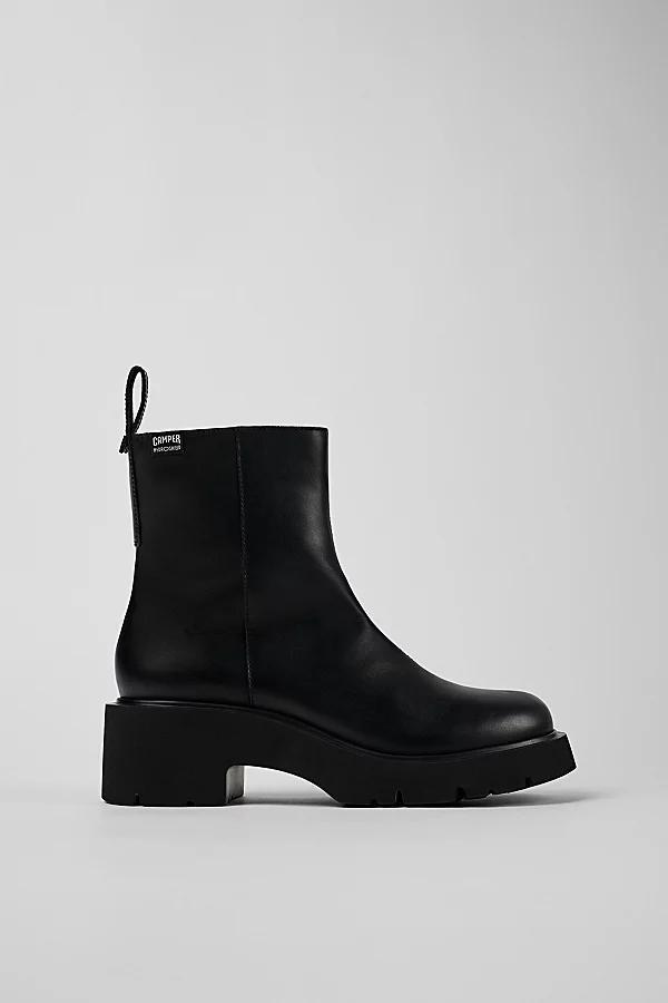 Camper Milah Leather Zip Boot Womens at Urban Outfitters Product Image