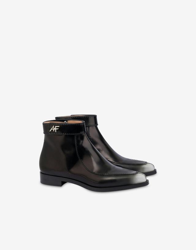 Brushed calfskin ankle boots Product Image