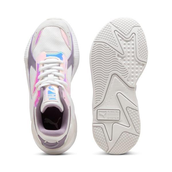 PUMA RS-X Iridescent Women's Sneakers in White/Pale Plum Product Image