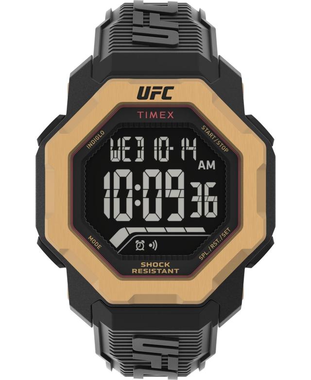 Timex Ufc Mens Knockout Digital Black Polyurethane Watch, 48mm Product Image