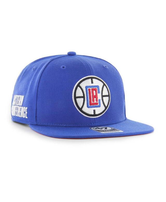 Mens 47 Brand Royal La Clippers Sure Shot Captain Snapback Hat Product Image