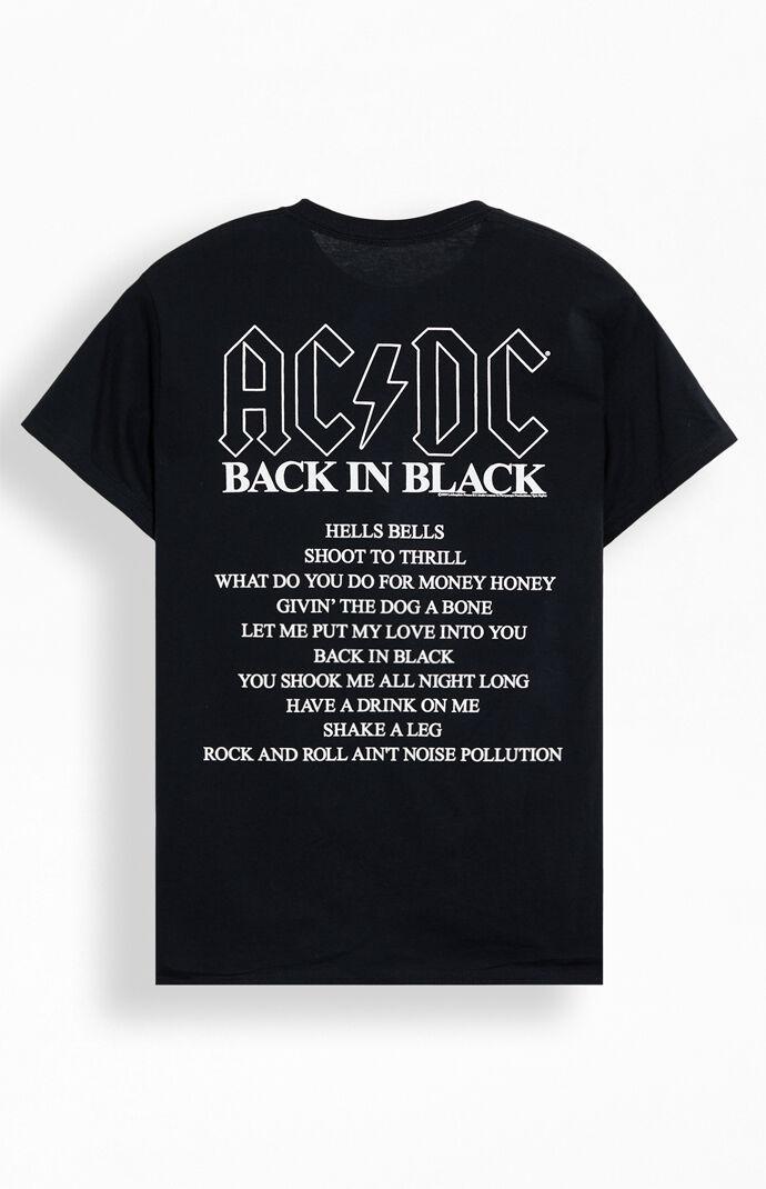 Men's AC/DC Back Tour T-Shirt - Product Image