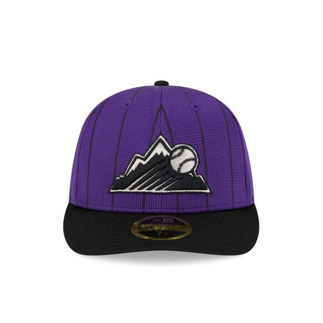 Colorado Rockies 2024 Batting Practice Low Profile 59FIFTY Fitted Hat Male Product Image