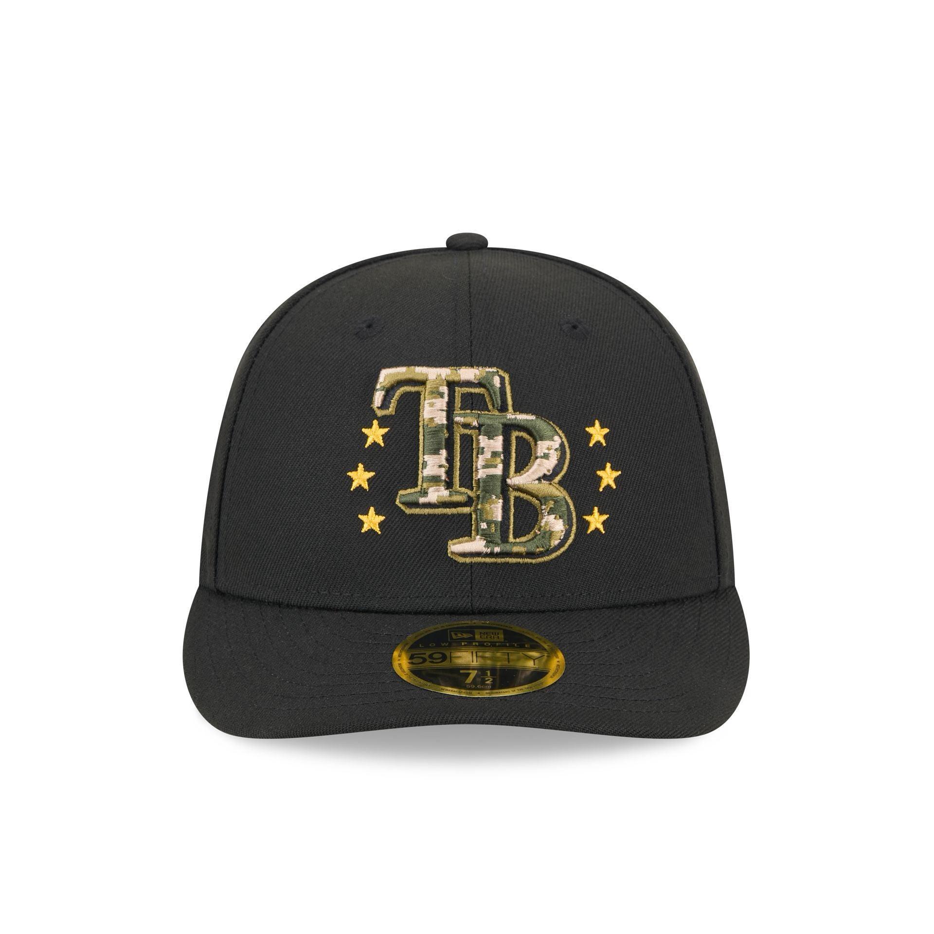 Tampa Bay Rays Armed Forces Day 2024 Low Profile 59FIFTY Fitted Hat Male Product Image