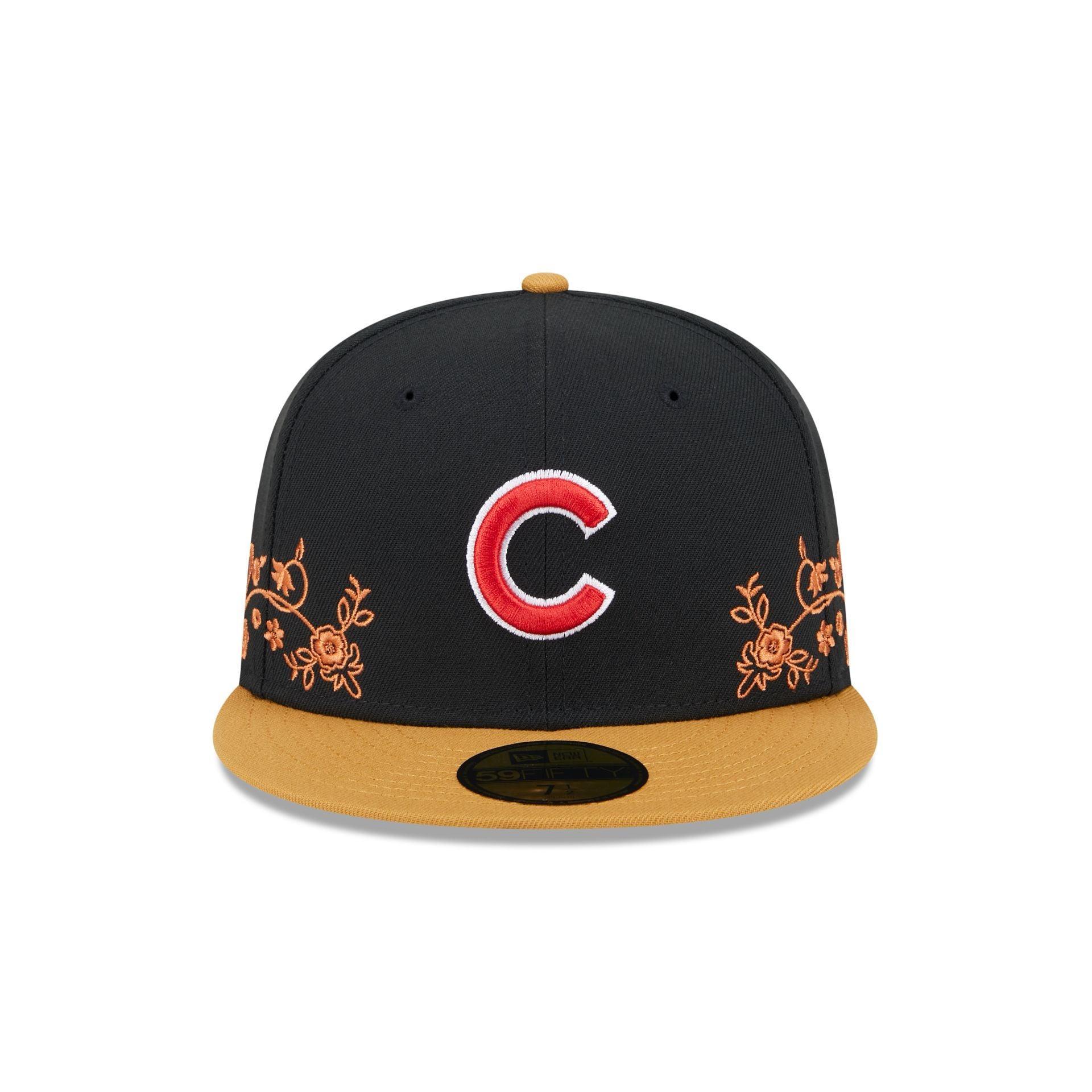 Chicago Cubs Floral Vine 59FIFTY Fitted Hat Male Product Image