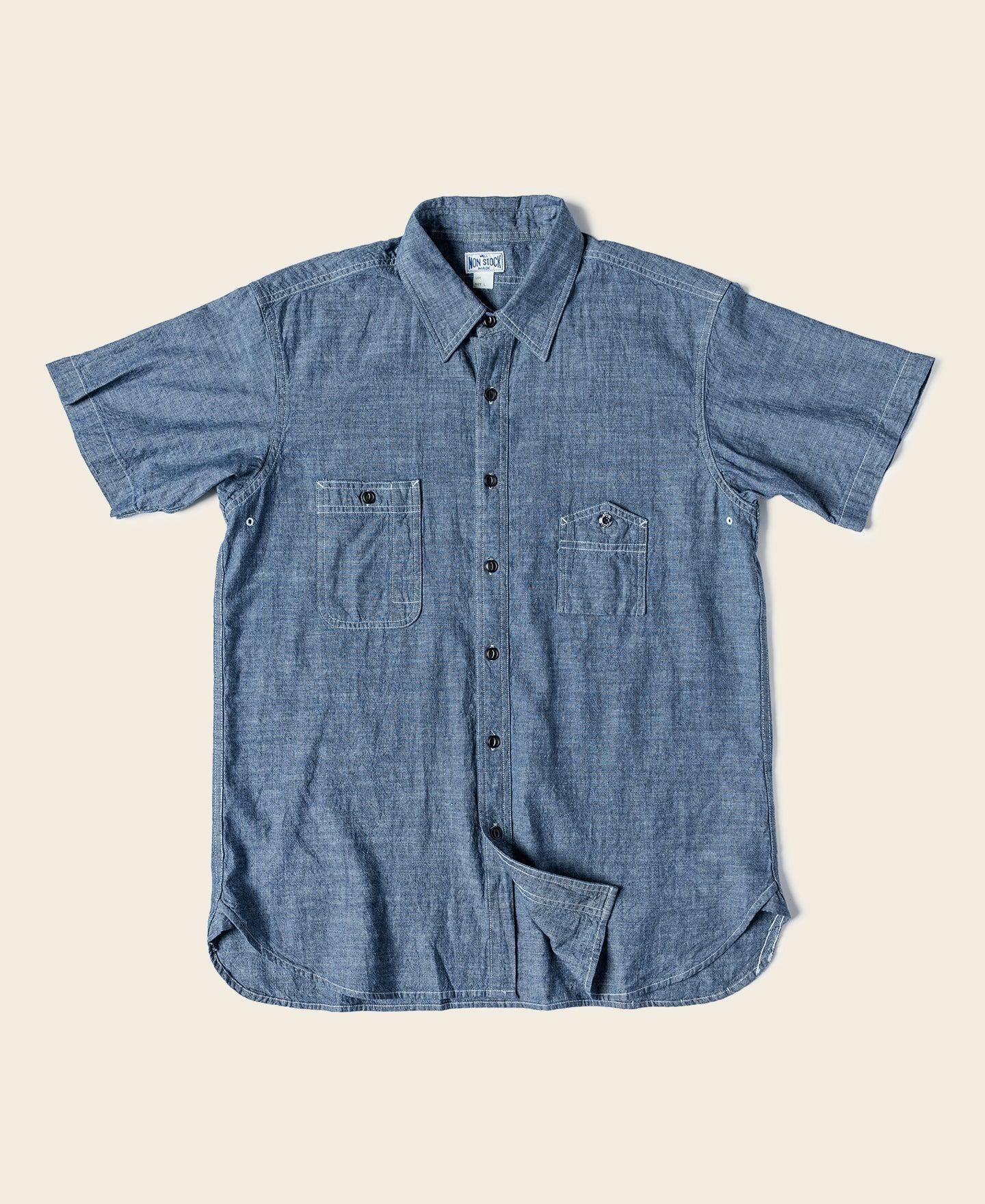 1943 Slub Cotton Chambray Work Shirt Product Image