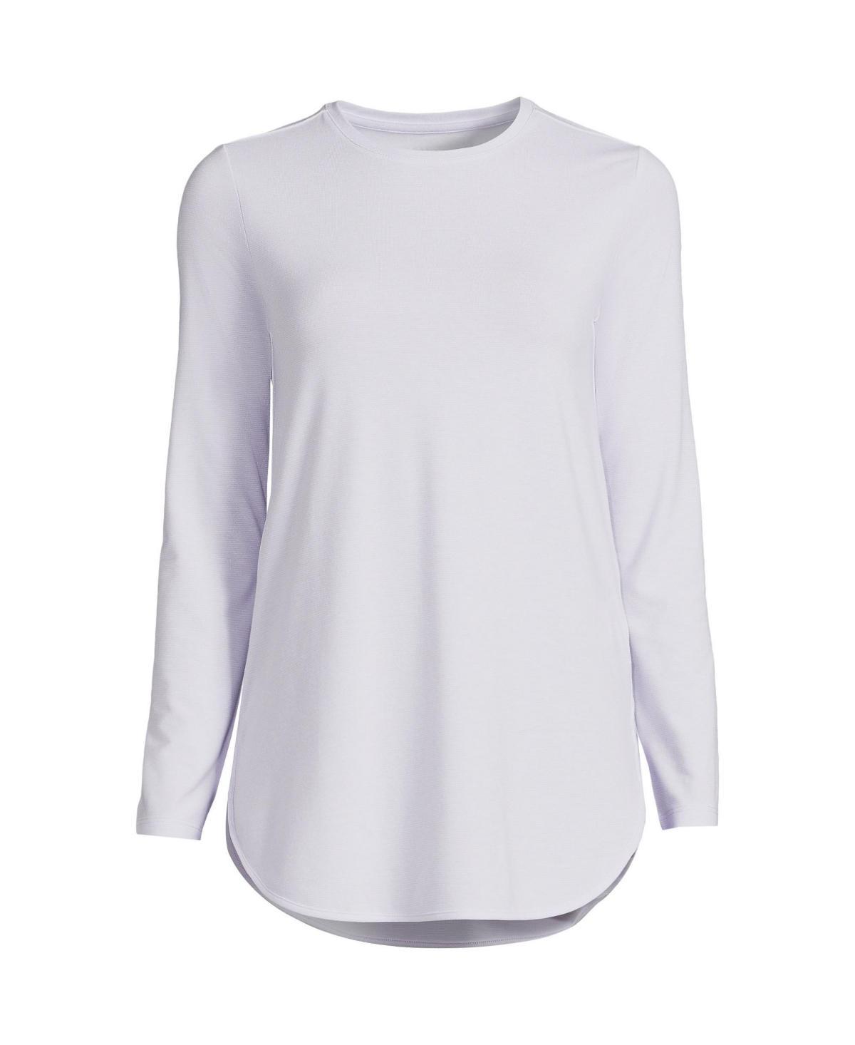 Womens Lands End Moisture-Wicking Long Sleeve Tunic Product Image