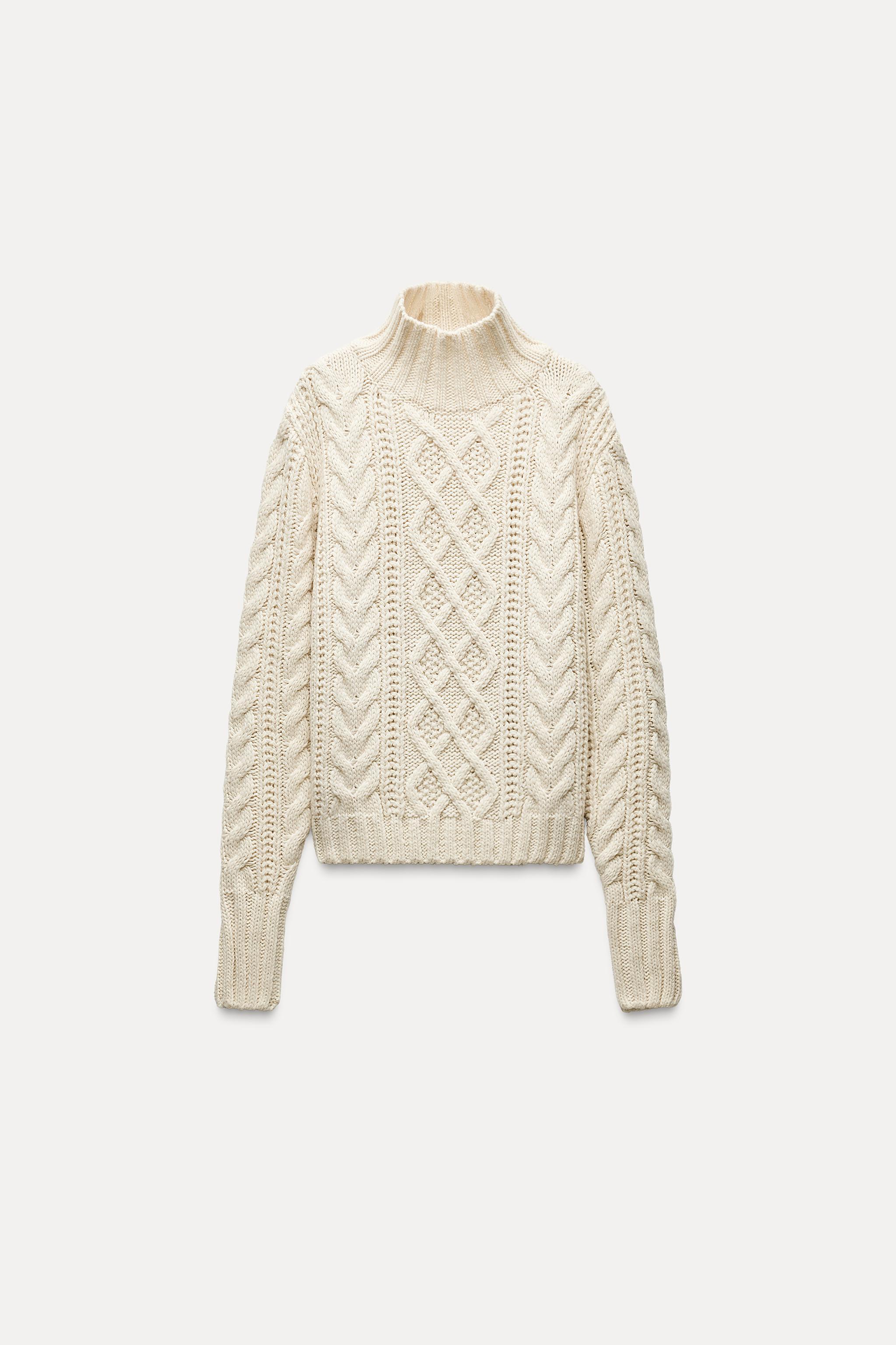 CABLE KNIT SWEATER Product Image