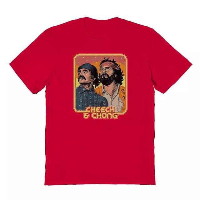 Mens Cheech & Chong Gazing Box Graphic Tee Product Image