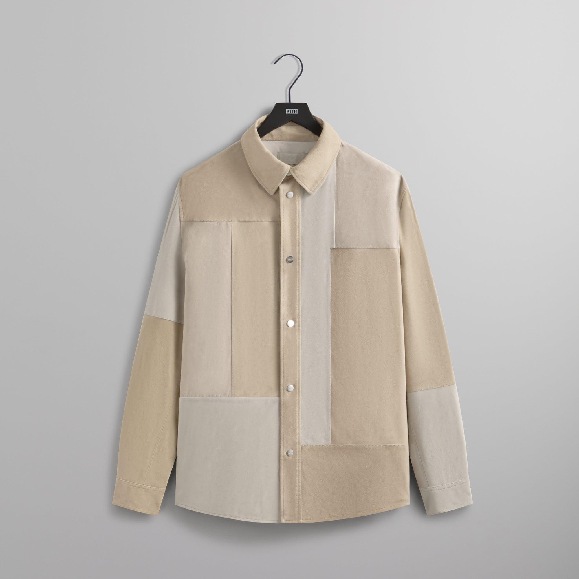 Kith Mixed Suede Apollo Shirt - Malt Male Product Image