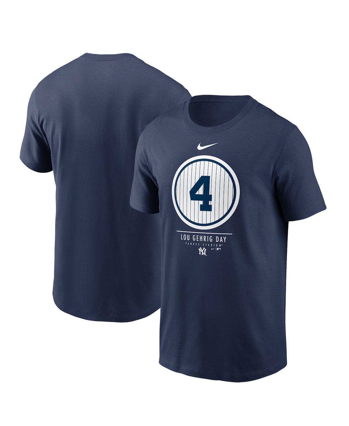 Mens Nike Navy New York Yankees 2021 Lou Gehrig Day T-shirt Product Image