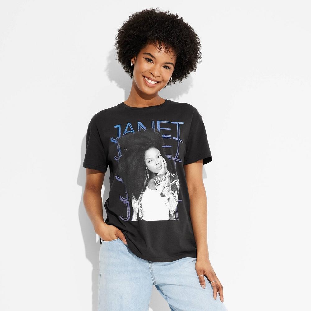 Womens Janet Jackson Short Sleeve Graphic T-Shirt product image