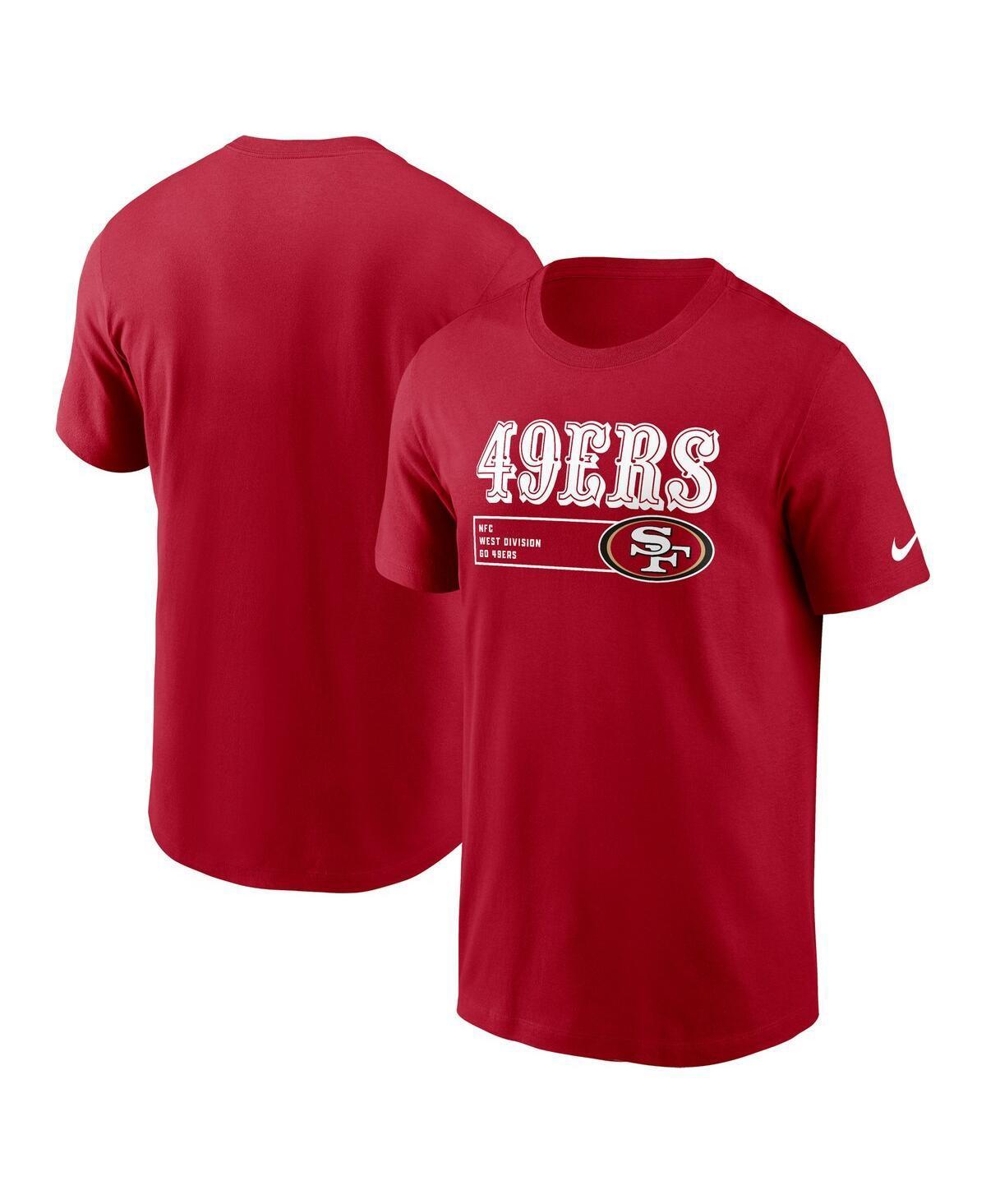 Mens Nike Scarlet San Francisco 49ers Division Essential T-Shirt Product Image