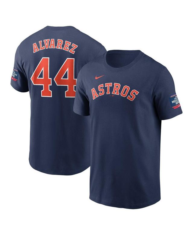 Mens Nike Yordan Alvarez Navy Houston Astros 2024 MLB World Tour Mexico City Series Name & Number T-Shirt AST Blue Product Image