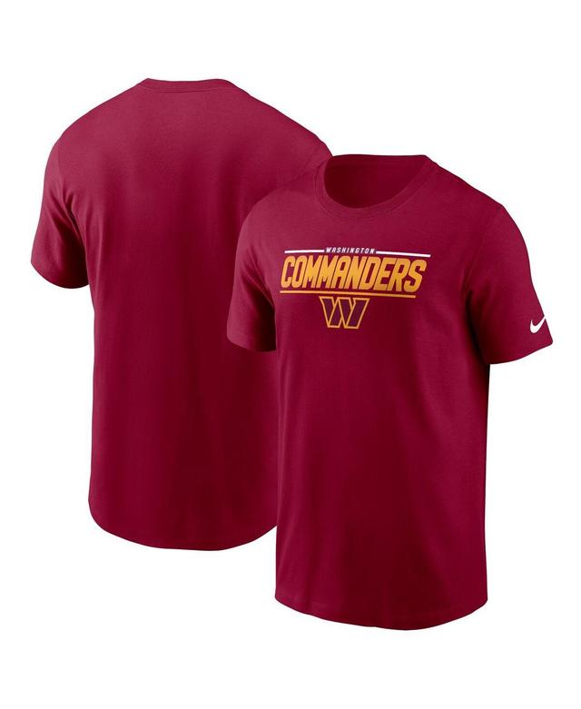 Mens Nike Burgundy Washington Commanders Muscle T-shirt Product Image