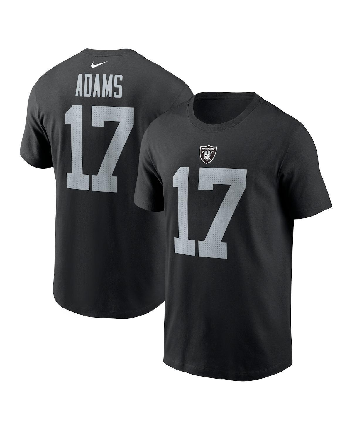 Mens Nike Davante Adams Black Las Vegas Raiders Player Name and Number T-shirt Product Image