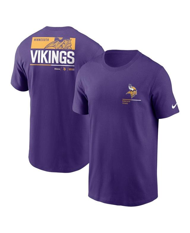 Mens Nike Purple Minnesota Vikings Team Incline T-shirt Product Image