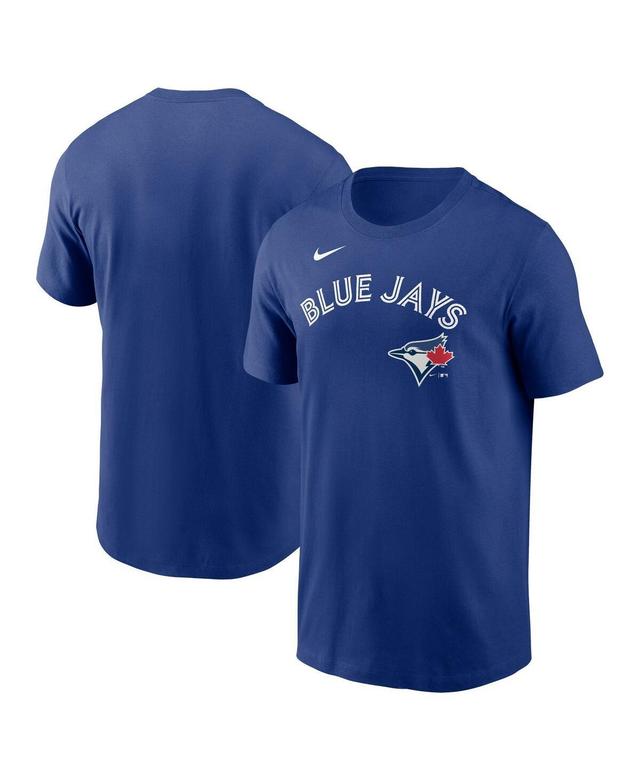 Mens Nike Royal Toronto Blue Jays Fuse Wordmark T-shirt Product Image