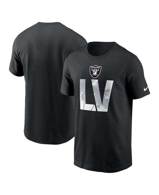 Mens Nike Black Las Vegas Raiders Local Essential T-shirt Product Image