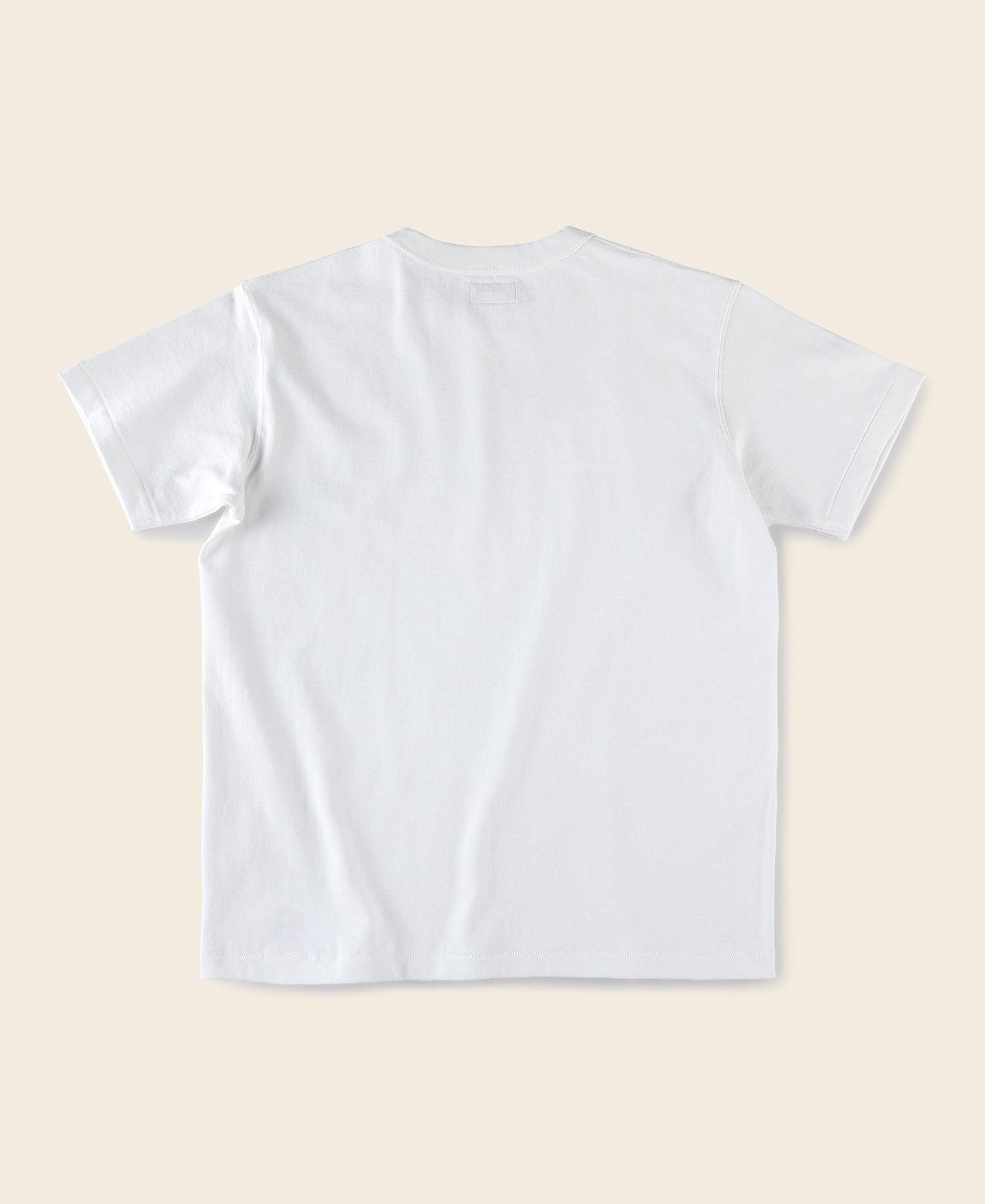 Loopwheel Tubular Athletic T-Shirt - White Product Image