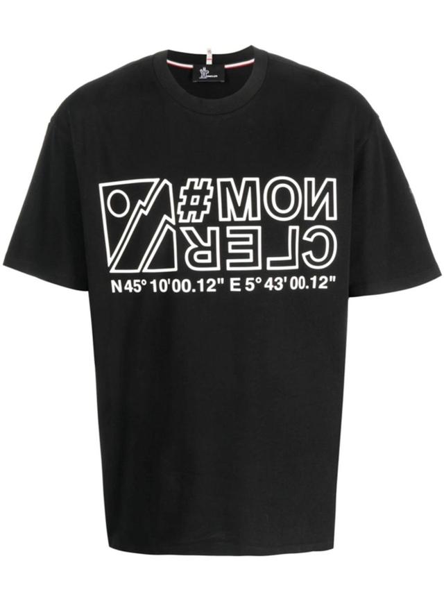 Logo Printed Heavy Cotton Jersey T-shirt In Black Product Image