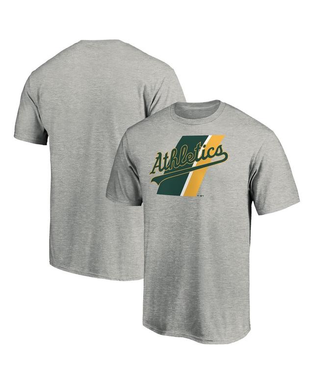 Mens Fanatics Branded Heathered Gray Oakland Athletics Prep Squad T-Shirt Product Image