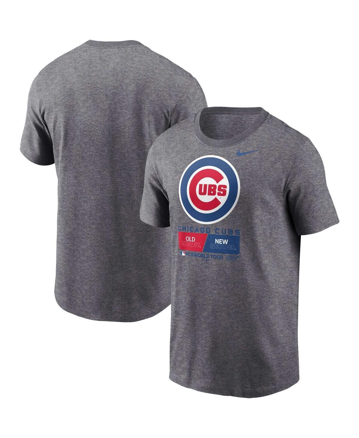 Mens Nike Heather Charcoal Chicago Cubs 2023 MLB World Tour: London Series T-Shirt Product Image