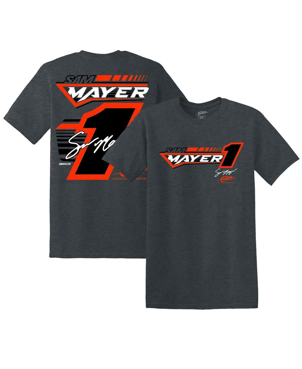 Mens Jr Motorsports Official Team Apparel Heather Charcoal Sam Mayer Xtreme T-shirt Product Image