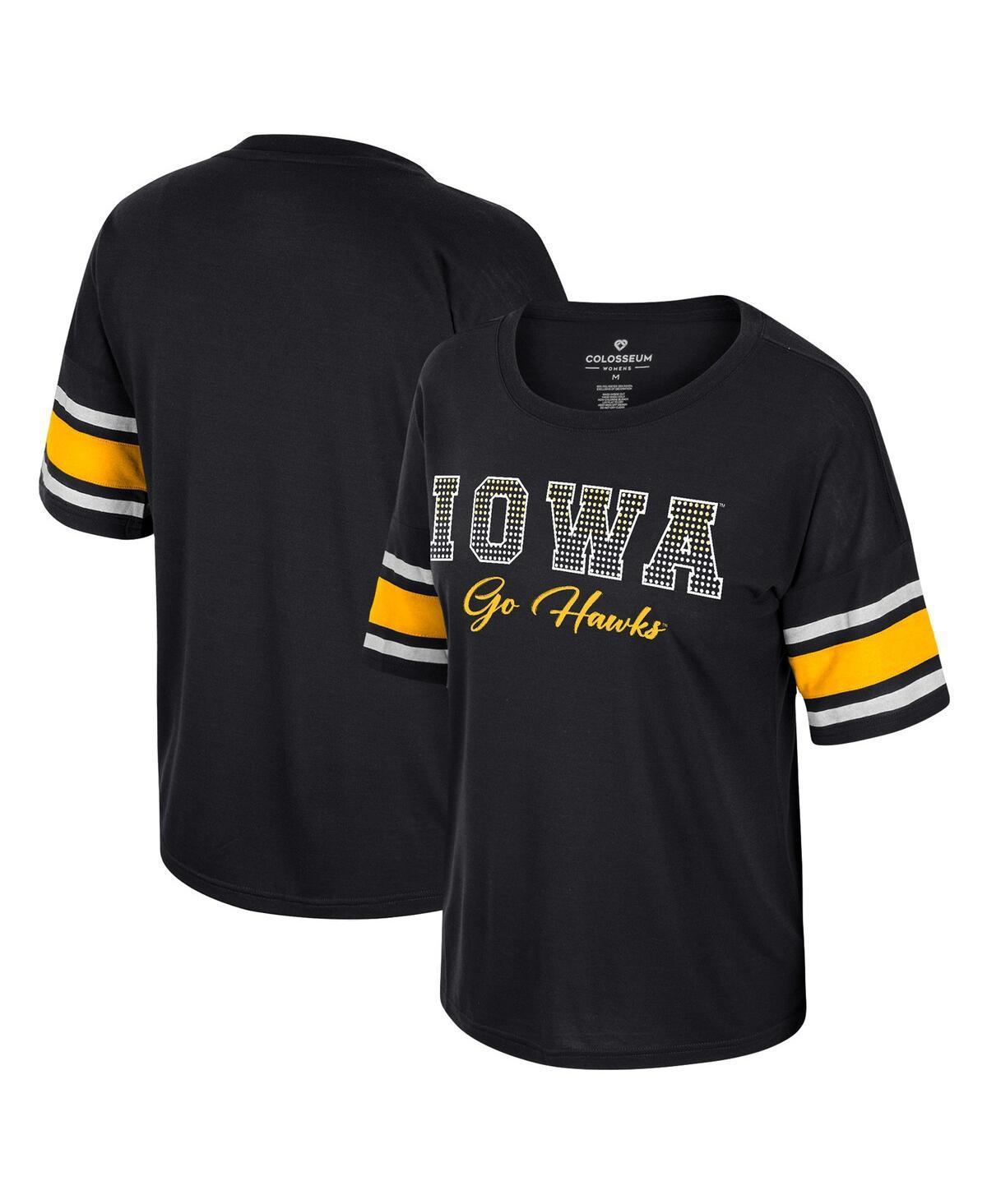 Womens Iowa Hawkeyes Im Gliding Here Rhinestone Tee Product Image