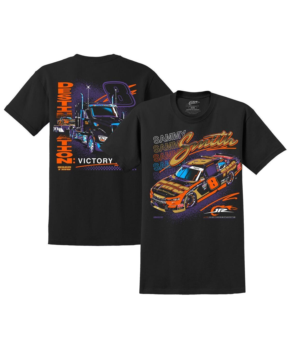 Jr Motorsports Team Apparel Mens Black Sammy Smith Destination: Victory Lane T-Shirt Product Image