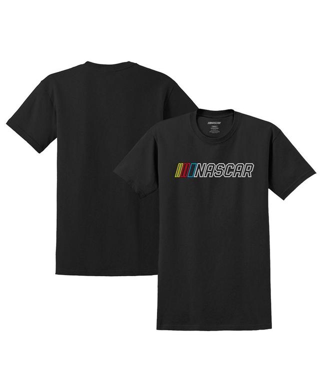 Mens Black Nascar Neon T-shirt Product Image