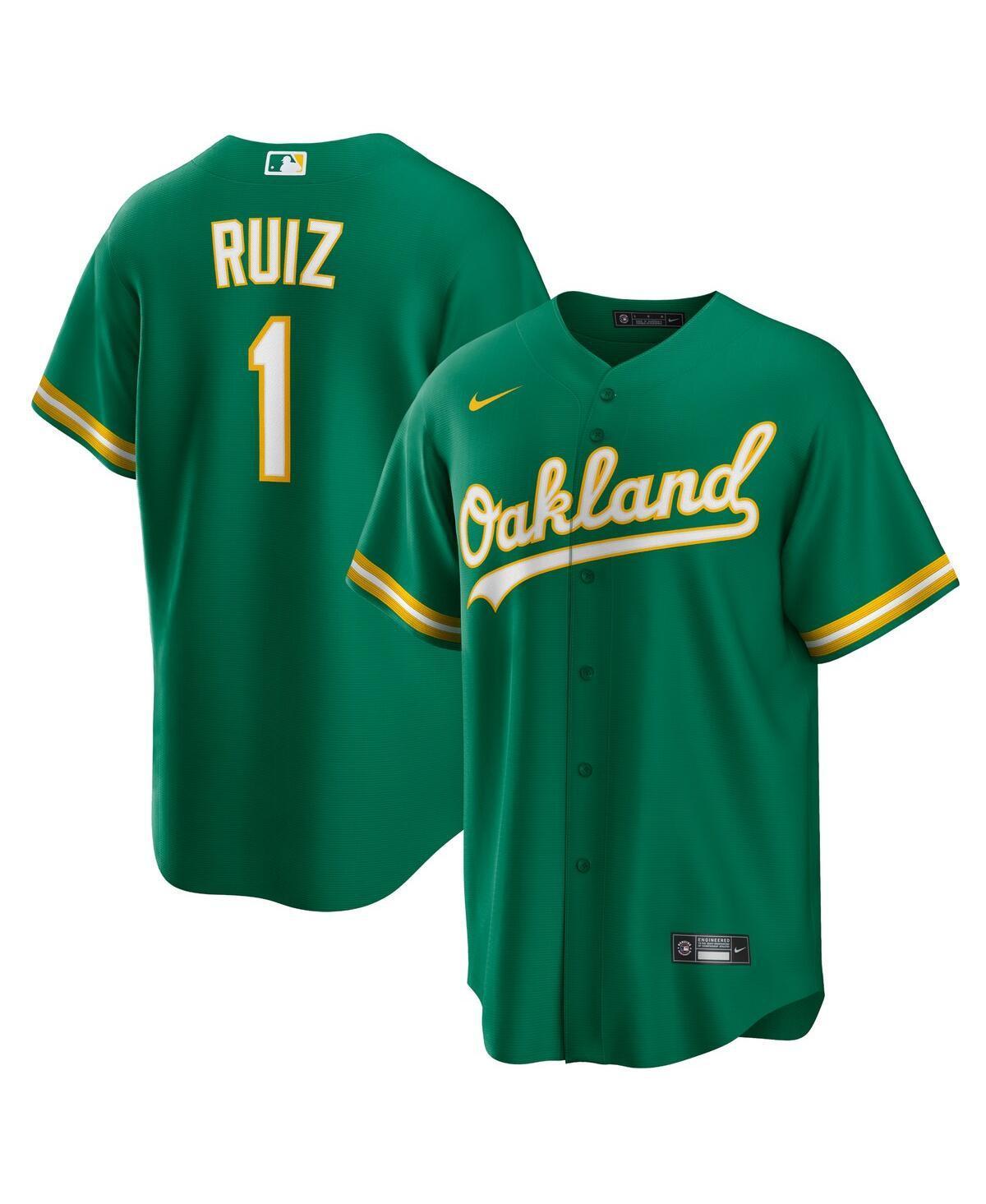 Nike Mens Esteury Ruiz Kelly Green Oakland Athletics Alternate Replica Jersey - Kelly Green Product Image