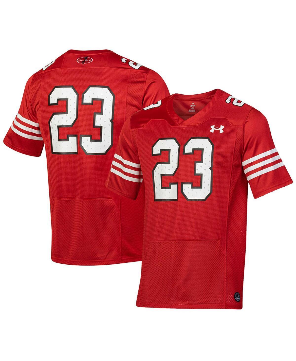 Mens Under Armour #23 Texas Tech Raiders Throwback Replica Jersey Product Image