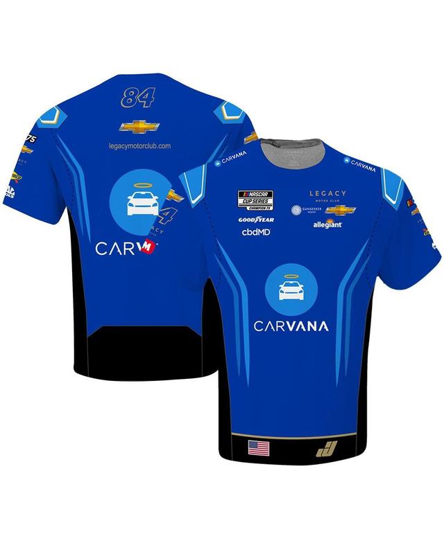 Mens Legacy Motor Club Team Collection Blue Jimmie Johnson Carvana Sublimated Uniform T-shirt Product Image