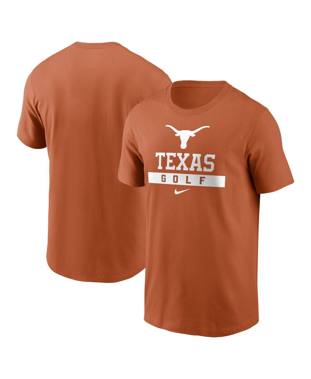 Nike Mens Burnt Orange Texas Longhorns Golf T-Shirt Product Image