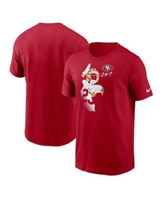 Mens Nike Christian McCaffrey Scarlet San Francisco 49ers Player Graphic T-shirt Product Image