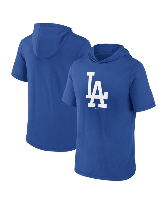 Mens Fanatics Branded Royal Los Angeles Dodgers Short Sleeve Hoodie T-Shirt Product Image