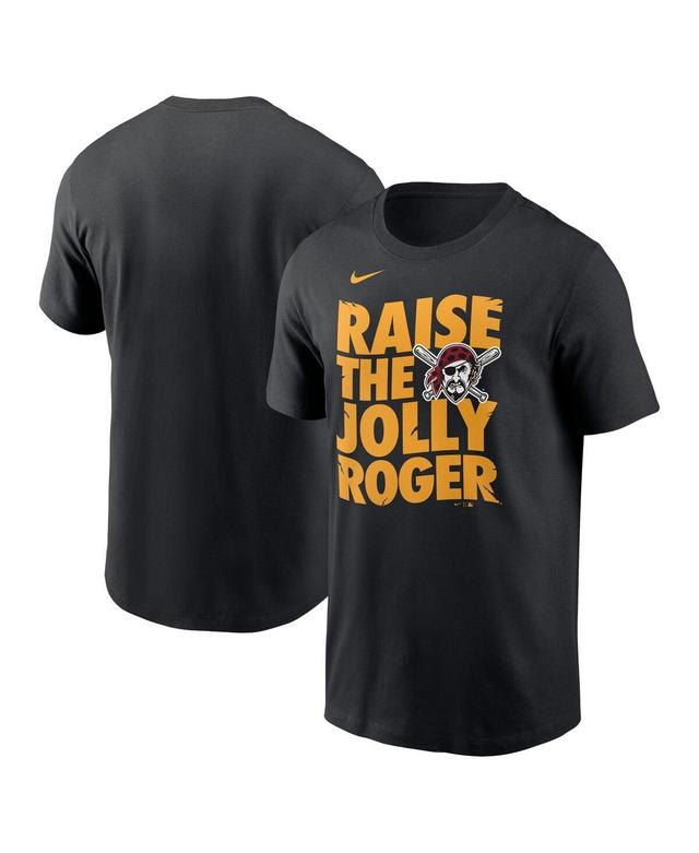 Mens Nike Black Pittsburgh Pirates Raise the Jolly Roger Local Team T-Shirt Product Image