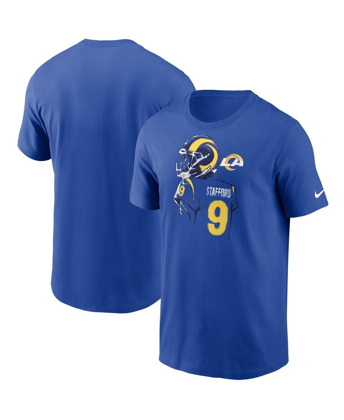 Mens Nike Matthew Stafford Royal Los Angeles Rams Player Graphic T-Shirt Product Image